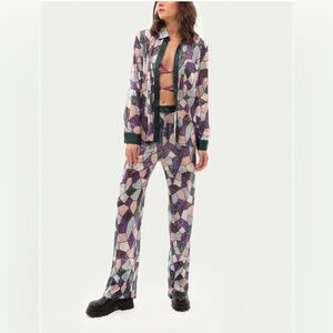 Cider Sequin Outfit, NWT. Top size large, pants size medium.